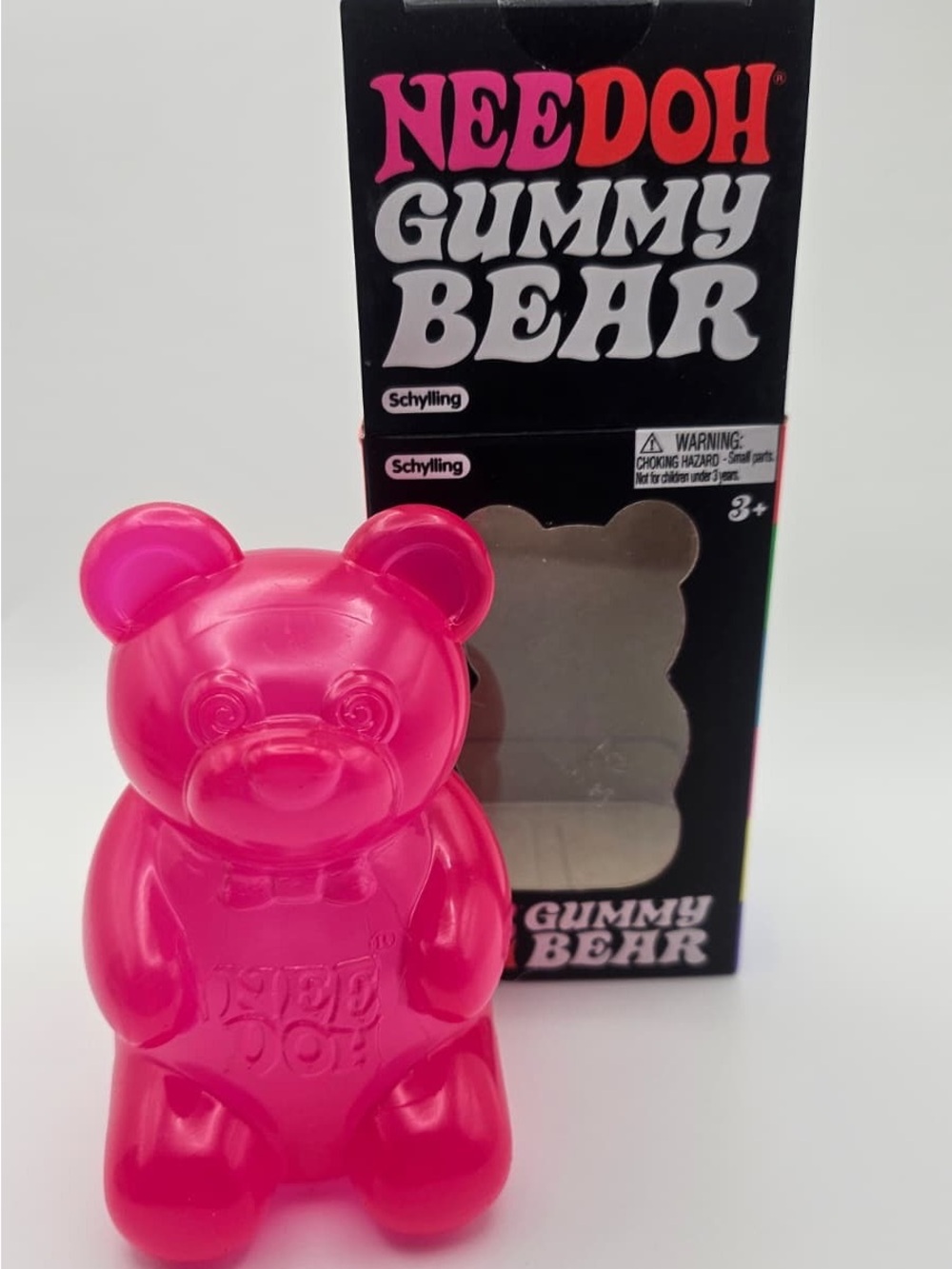 Needoh Gummy Bear Kids Toy Pink